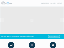 Tablet Screenshot of dixeam.com